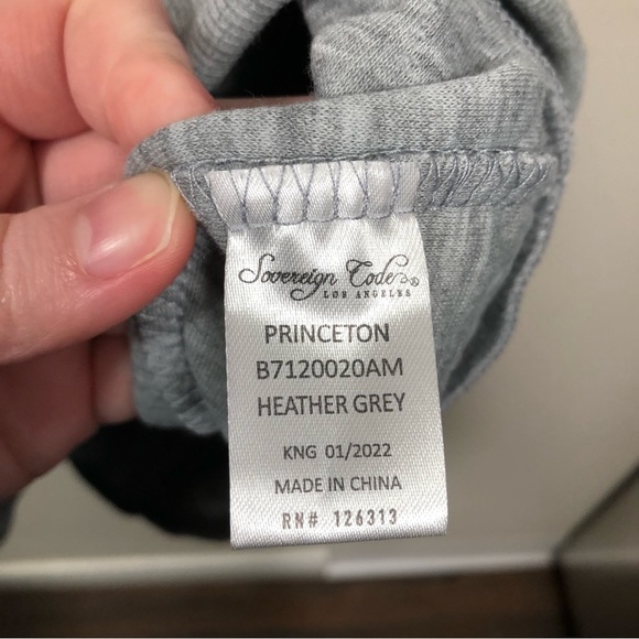 Sovereign Code NWT Men's Heather Grey Button Down Jacket XL - Picture 7 of 9